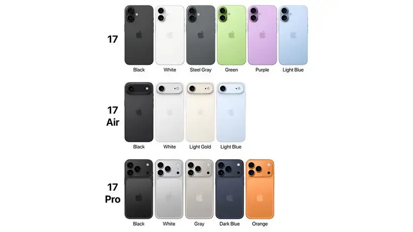 مقایسه قیمت و مشخصات فنی آیفون 17، آیفون 17 پرو و آیفون 17 پرو مکس 