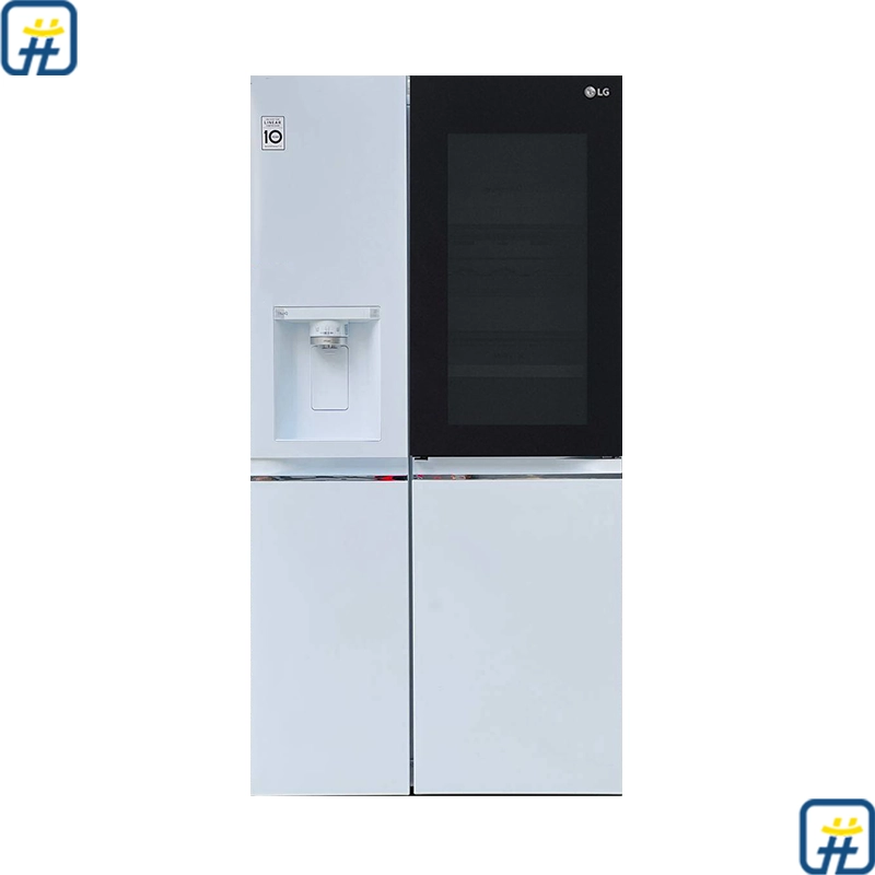 یخچال فریزر ال جی ساید بای ساید X348 رنگ نقره‌ای مدل GR-X348CQFS